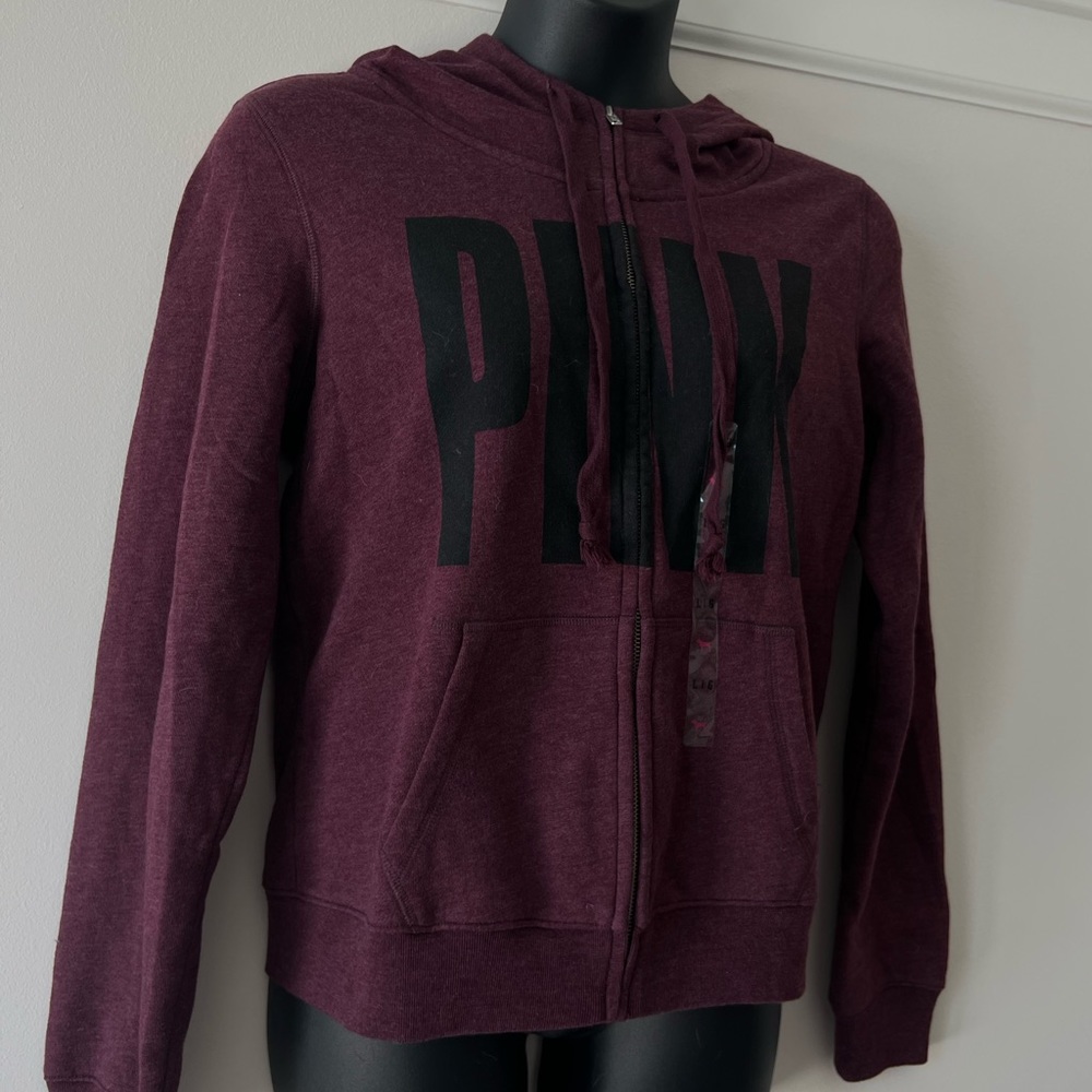 PINK zip up hoodie